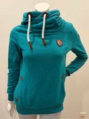 WANAKOME Artemis Cove Teal Blue Hoodie Sweatshirt